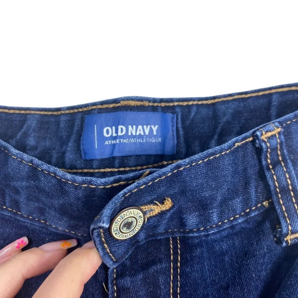 Old Navy Blue‎ Athletic Jeans Size Small - Picture 3 of 6